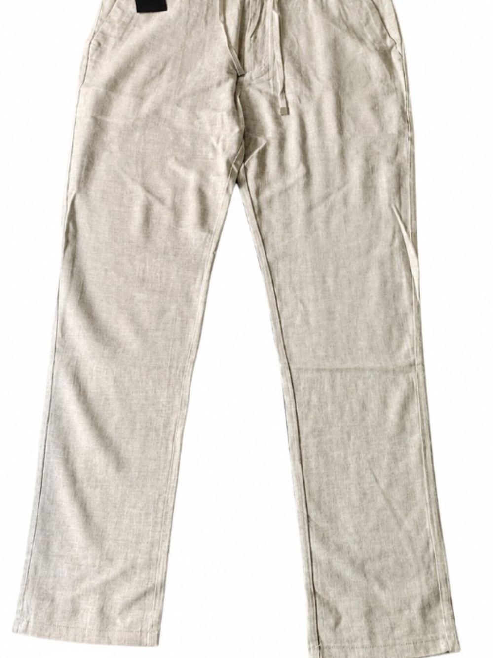BOSS Linen-Blend Drawstring Trousers